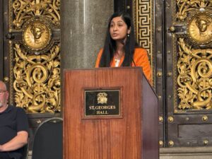 Zarah Sultana MP at St. George's Hall