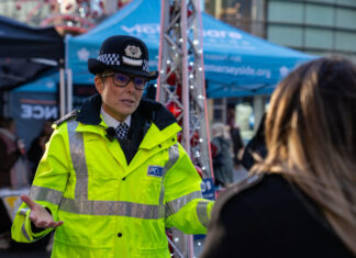 Helen bennet Chief superintended being interviewed