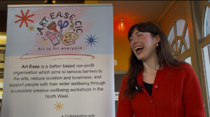 Photo of Art Ease CIC Founder.