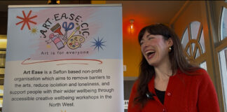 Photo of Art Ease CIC Founder.