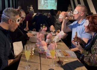 Blind Dining with Bradbury Fields Taken by Alex McCleary