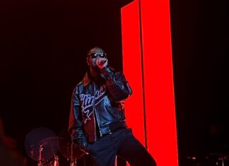 singer on stage