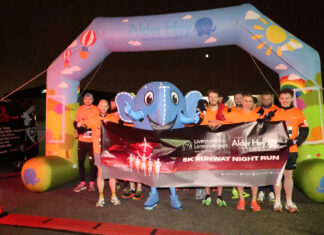Runners ready at the start (c) Robin Tudor, Head of PR, Liverpool John Lennon Airport