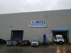JJ. Smith Manufacturing Machinery building (photo by: Toby Roberts)