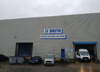 JJ. Smith Manufacturing Machinery building (photo by: Toby Roberts)