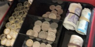 Photo of a box of money