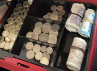 Photo of a box of money