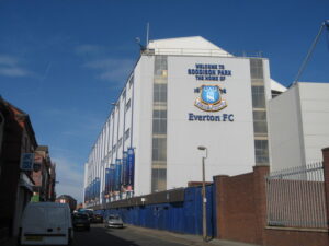 An image of Everton's old grounds, Goodison Park