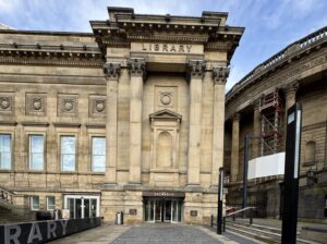 The outside of Liverpool Central Library