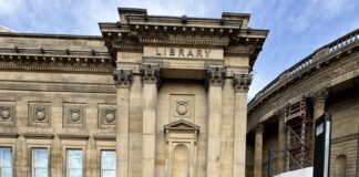 The outside of Liverpool Central Library