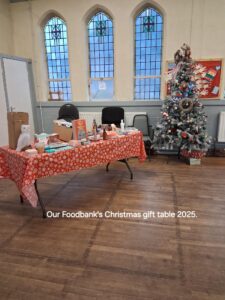 Images from St Andrews Church food bank. Photo credits: Beryl Bellew