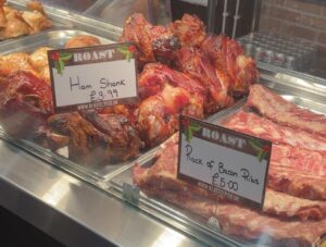 A picture of some of the food at Roast.
