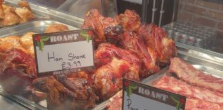 A picture of some of the food at Roast.