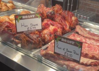 A picture of some of the food at Roast.