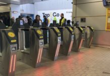 Merseyrail barriers at Liverpool Central