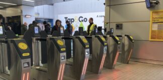 Merseyrail barriers at Liverpool Central