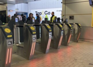 Merseyrail barriers at Liverpool Central