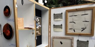 Artwork at 'The Space We Share'. Picture by Tamsin Keeney