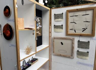 Artwork at 'The Space We Share'. Picture by Tamsin Keeney