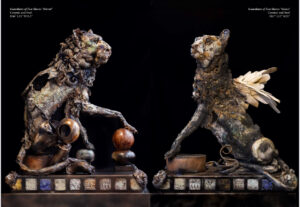 'Guardians of the Two Shores' sculptures