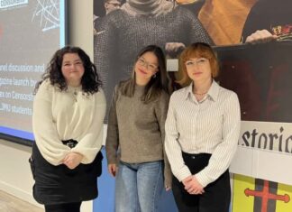 Image shows three panellists at the Index on Censorship event.