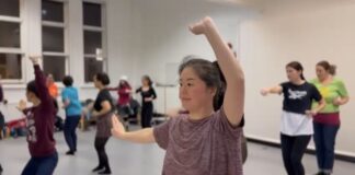 Dancers from Movema rehearse their Lunar New Year performance