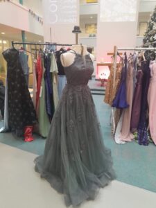 Evening dress display