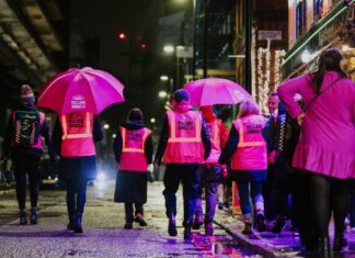 Village Angels patrolling the street