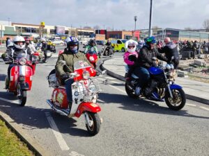 Bikers at Easter Rideout