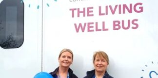 Nicky Greaves and Linda Carrington, clinical leads, from the Living Well Service team