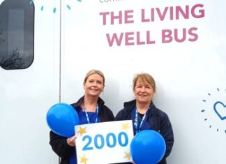 Nicky Greaves and Linda Carrington, clinical leads, from the Living Well Service team