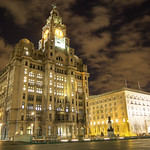 Liverpool at night