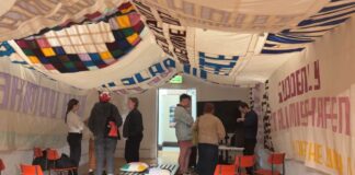 Attendees of the grief exhibition at Warrington Museum