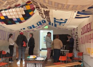 Attendees of the grief exhibition at Warrington Museum