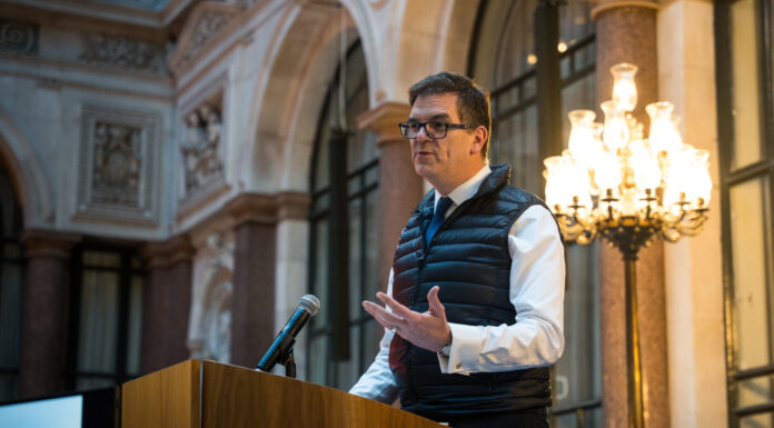 Former Foreign Office Permanent Secretary Olly Robbins attends Iftar.