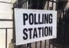 Image of a Polling Place sign.