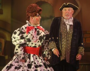 Dame Trott and Squire Pegg - Jack and the Beanstalk Cast - Picture by Ian Fairbrother Photography