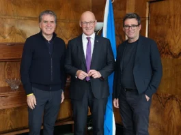Left to right: Steve Rotheram, John Swinney and Andy Burnham