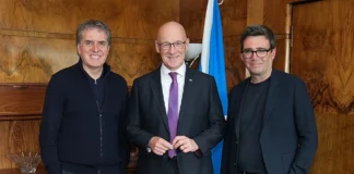 Left to right: Steve Rotheram, John Swinney and Andy Burnham